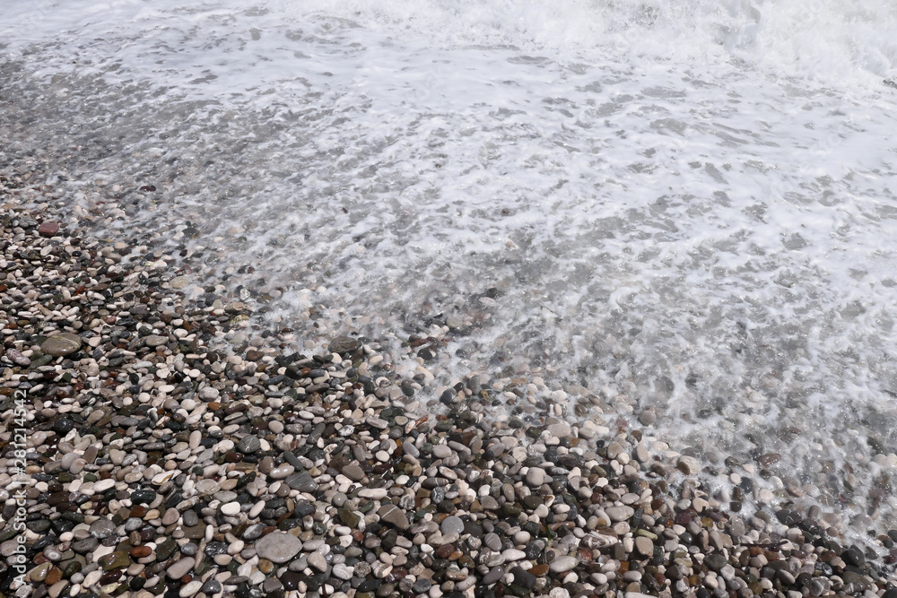 Wall mural Pebble beach