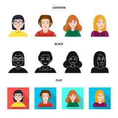 Vector design of clothing and fashion sign. Collection of clothing and nationality stock symbol for web.