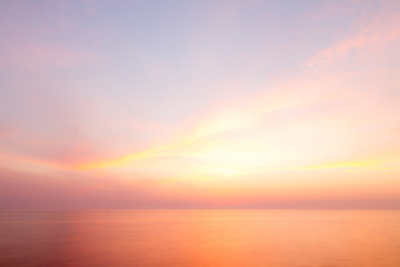 Landscape: Italy, on the beach at sunset