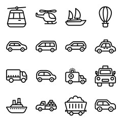 Transport Icons Pack