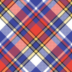 Modern check plaid seamless pattern