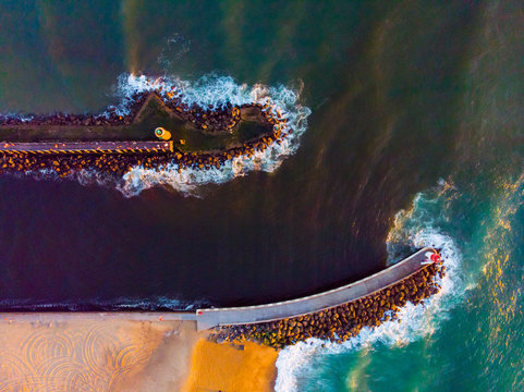 Au dessus du phare de Capbreton