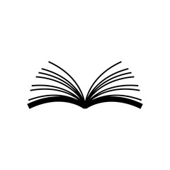 Book icon. simple flat vector illustration.