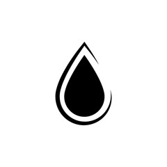 Drop water icon. simple flat vector illustration