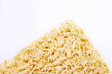Close up instant noodle background