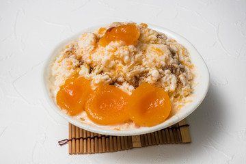 かき氷　japanese type of epidemic shaved ice