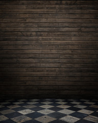 dark empty interior room. may used as background.