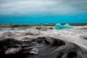 Diamond Beach - Iceland -  Glacier