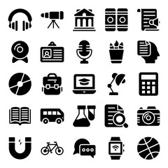Elearning Icons Set