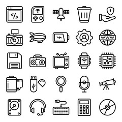 Technology Line Icons