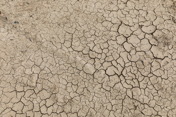 Dry soil cracks desert ground drought