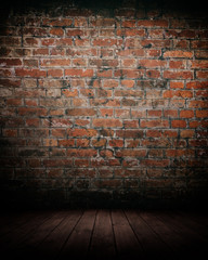 dark empty interior room. may used as background.