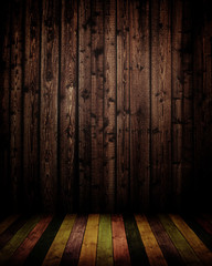 dark empty interior room. may used as background.