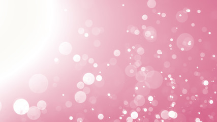Abstract Pink bokeh defocus glitter blur background.
