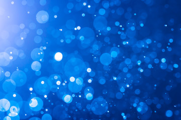 Abstract Blue Defocused bokeh background