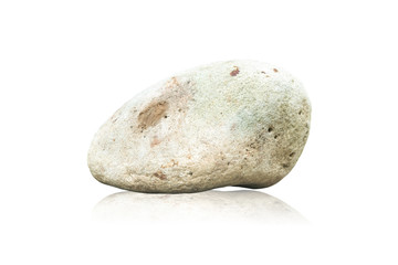 Rock stone isolated on white background this has clipping path.