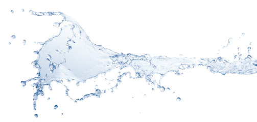 Water splash isolated this has clipping path.