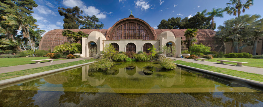 Balboa Park Botanical bldg 12mm pano