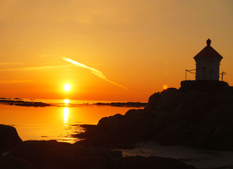 Sole di mezzanotte nelle Isole Lofoten - Norvegia