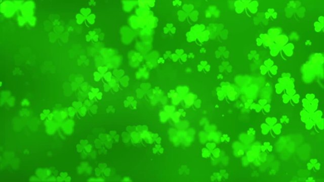 St Patrick Day Background Clover Leaf