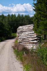 pile of wood