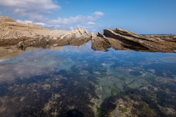 Marine rock formations (Zumaia, Basque Country, Spain)