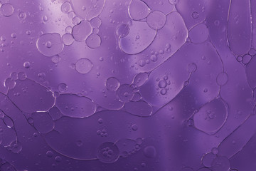 Abstract Purple water bubbles background
