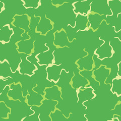 Summer camouflage of various shades of green and yellow colors