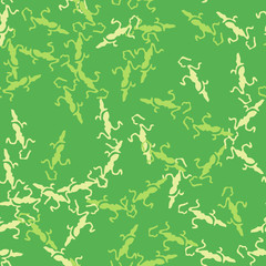 Summer camouflage of various shades of green and yellow colors