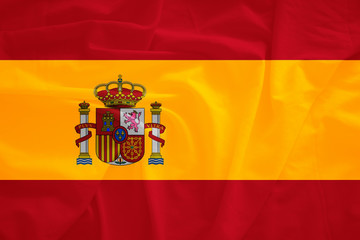 Spain flag with 3d effect