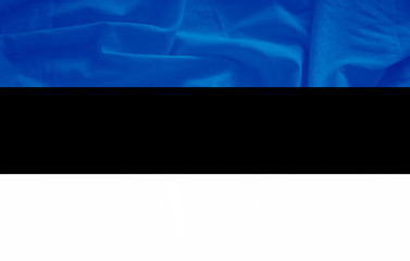 Estonia flag with 3d effect