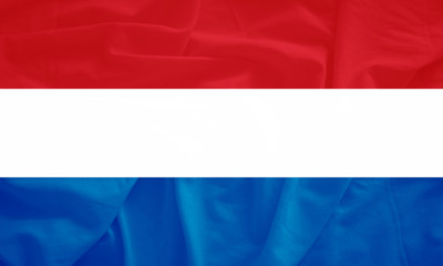 Luxembourg flag with 3d effect