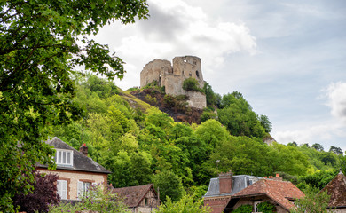 Fototapeta premium Castle Gaillard in Normandy, France