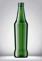 Glass bottle mockup. 