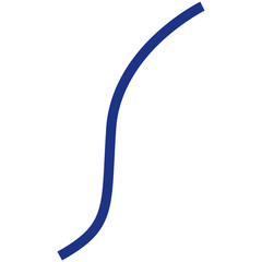 Abstract modern and stylish digital shape on the white isolated background. Creative colorful form. Clip art element.