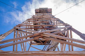 Fototapeta premium Black Butte Fire Lookout Tower