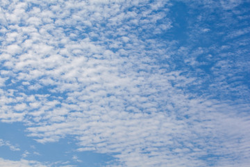 Blue sky background with clouds