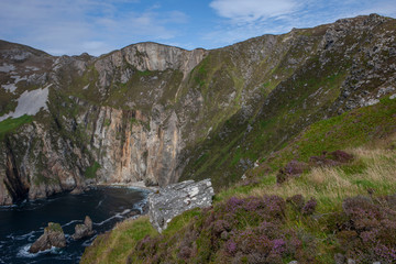 Fototapeta na wymiar Slieve League coast west Ireland cliffs