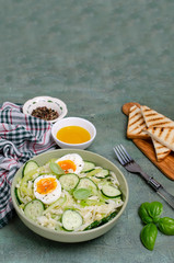 Salad of raw vegetables