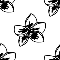 seamless pattern with flower