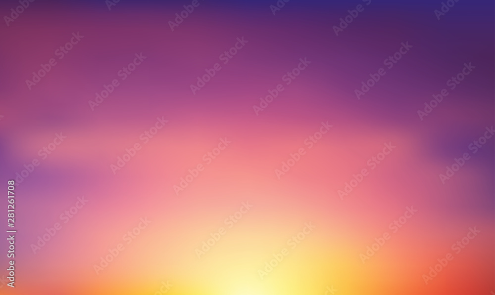 Poster Romantic Sunrise gradient abstract background use us colorful background composition for website magazine or graphic design backdrop