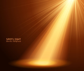 Magic abstract light background spotlight effect scene