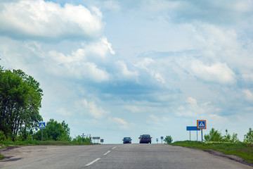 Violation of the traffic rules of the road when overtaking a vehicle.