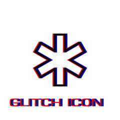 Fototapeta premium Medical icon flat