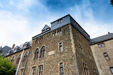 Fototapeta na wymiar Burg Castle (Schloss Burg) located in Burg an der Wupper