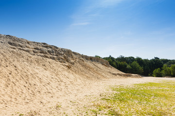 Sand hill near Emsland, Germany