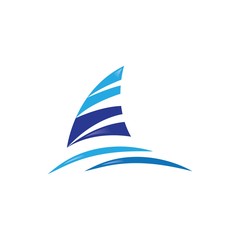 cruise ship Logo Template vector icon design