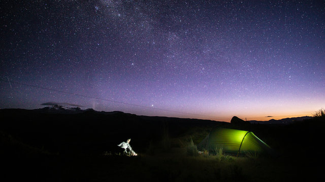 Astrofotografia acampando en el Solimana, Cotahuasi, Arequipa, Per&uacute;