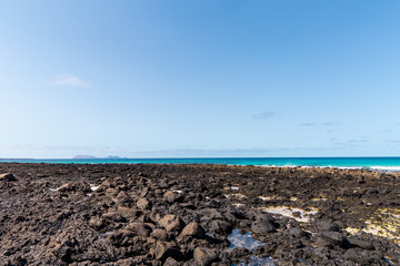 Beach near Orzola, Lanzarote.