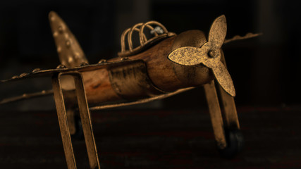 Wood & Copper Plane